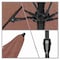 California Umbrella 9' Bronze Aluminum Market Patio Umbrella, Sunbrella Teak 194061337202 - alternate 2
